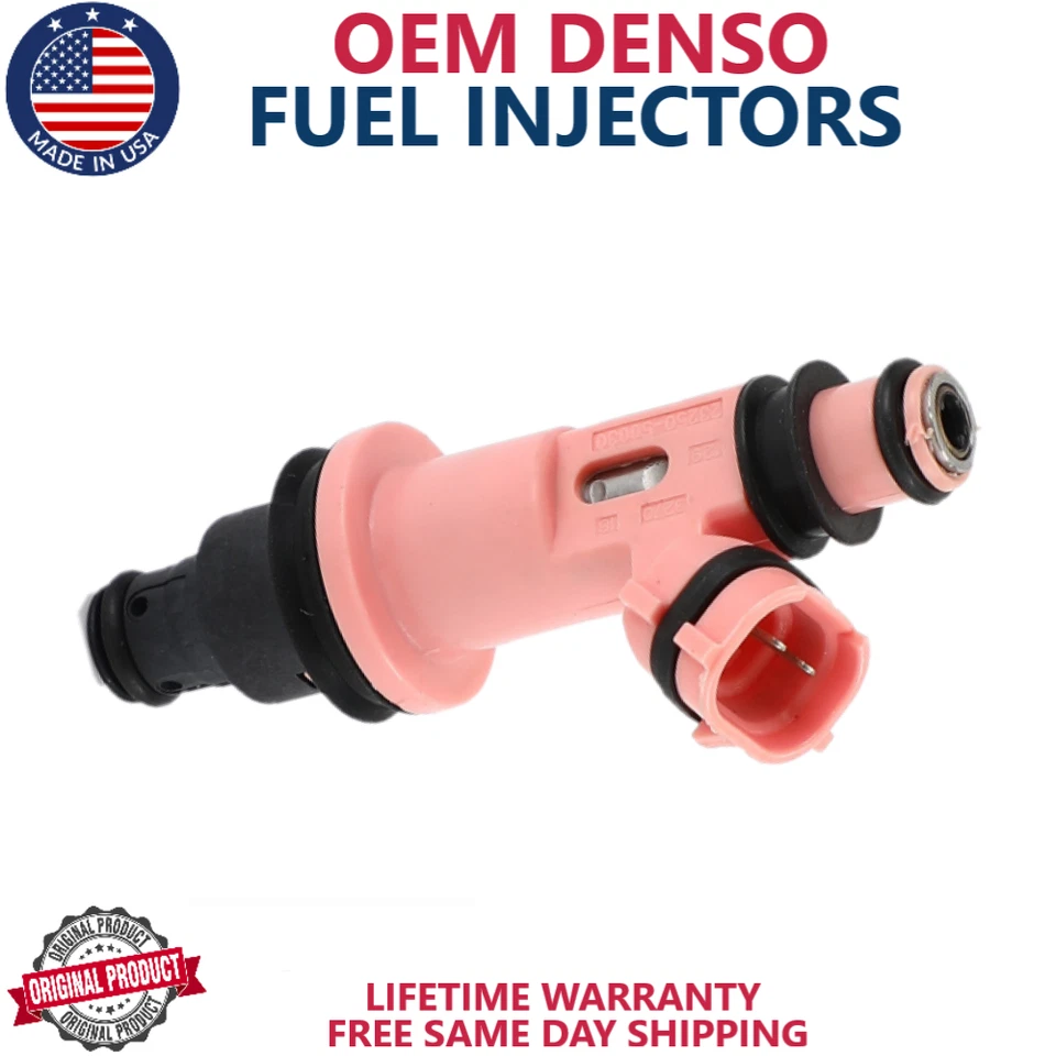 NUEVO x8 GENUINO DENSO inyectores de combustible para Lexus SC430 2002-2010 4,3 L V8 Foto 2 de 4