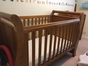 boori country sleigh cot