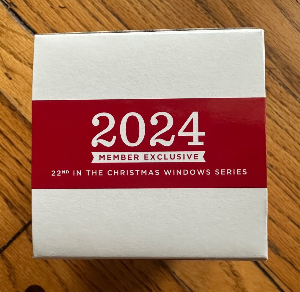2024 Hallmark CHRISTMAS WINDOW KOC Member Exclusive Keepsake Ornament 4