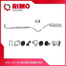 Fiat Stilo 1.6i 16V 76kW (01-06) Fließheck Auspuffanlage Mit Montagesatz Auspuff