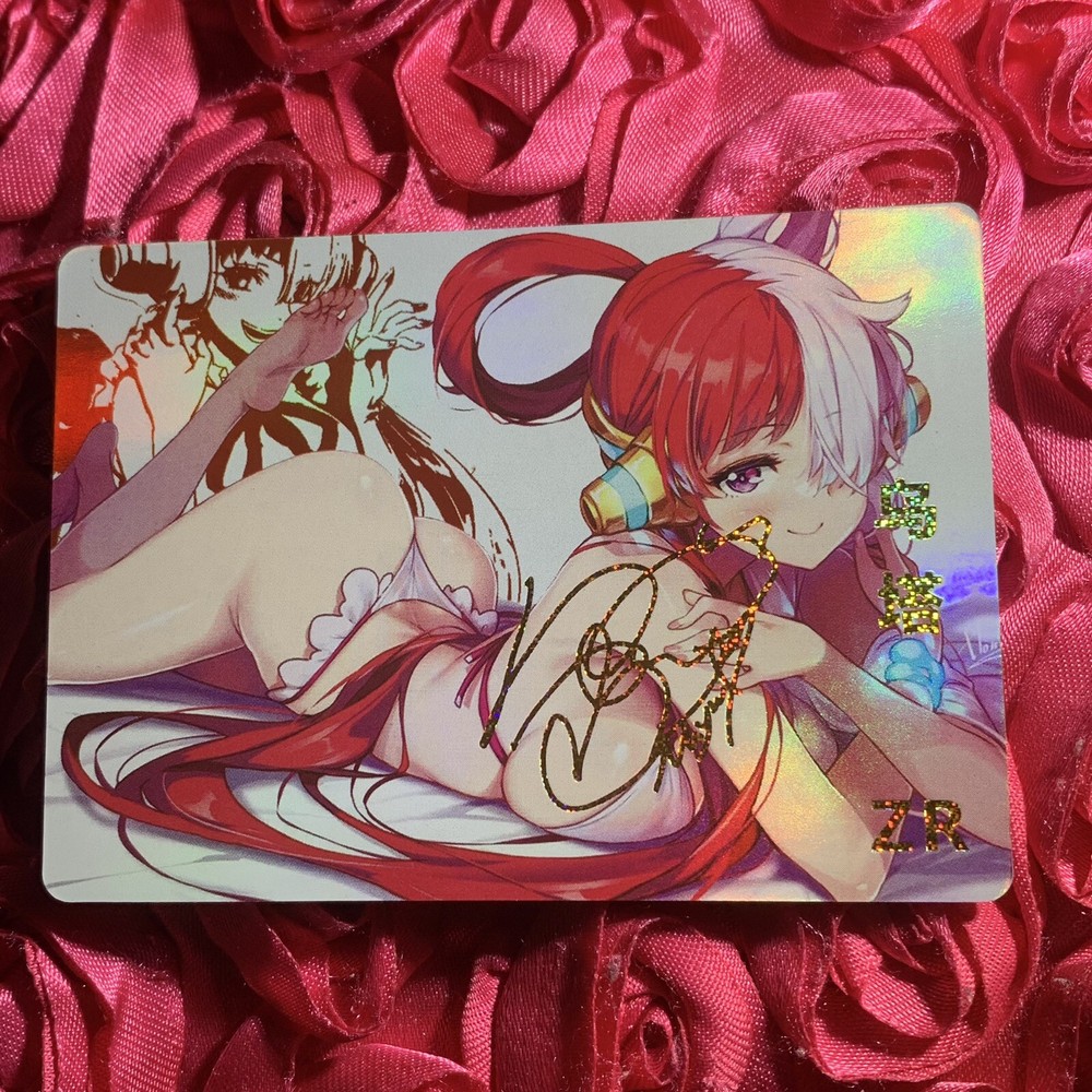 UTA ONE PIECE Goddess ZR Portrait Waifu Anime Holo Girl Card