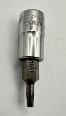 Snap On 1/4 Drive Torx T10 Tamper Resistant Bit Socket TTXR10E | eBay