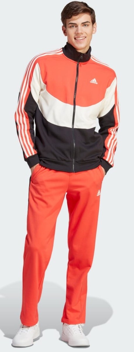 adidas Men's Small Colorblock Track Suit (Jacket & Pant) IC6753