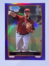 2012 Bowman Chrome Prospects Retail Purple Refractor /199 Jake Buchanan #BCP215