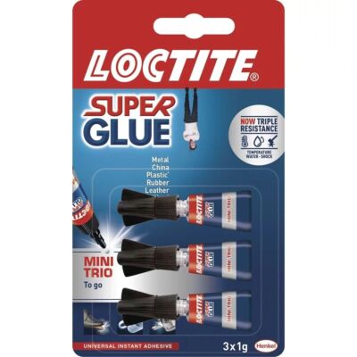 Loctite Sekundenkleber Mini Trio Sekundenkleber Sofortkleber hochfeste Verklebung