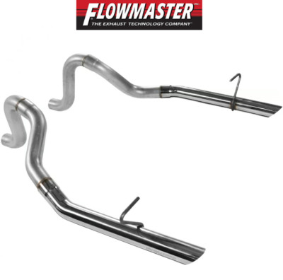 Flowmaster 2.5'' Pre-Bent Steel Tailpipes For 1986-1993 Ford Mustang LX/GT 5.0L