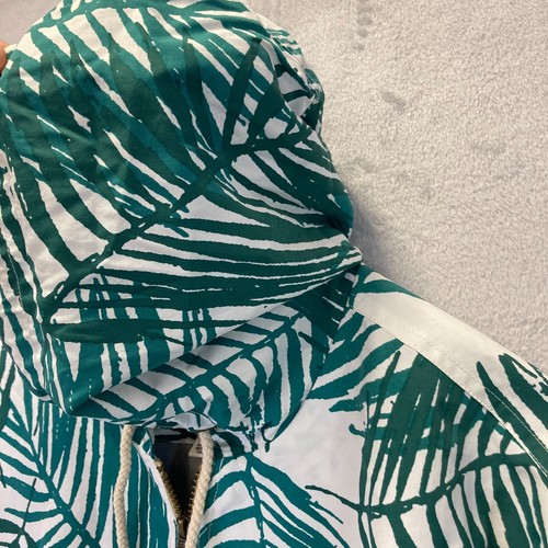 Original Weatherproof Vintage Windbreaker Jacket Men's Large Nylon Tropical Palm - Picture 8 of 19