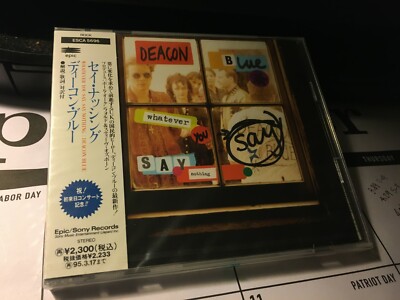 DEACON BLUE - WHATEVER YOU SAY, SAY NOTHING JAPAN IMPORT CD+OBI ESCA 5695 NEW