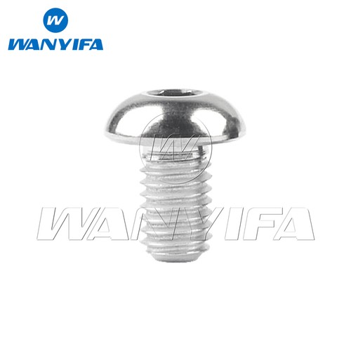 Titanium Bolt M5x8 10 12 15 18 20 25 30mm Button Hex Head Ti Screws for Bicycle - Picture 8 of 11