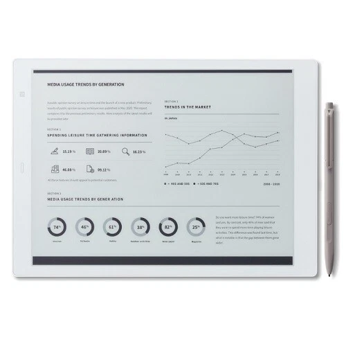 FUJITSU QUADERNO FMV-DP41 FMV-DP41 A4 / A5 size electronic paper F/S from Japan - Image 4 of 4