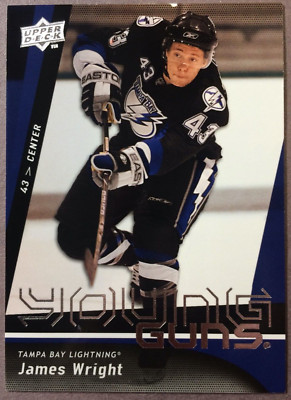 2009-10 Upper Deck Young Guns #243 James Wright Tampa Bay Lightning RC