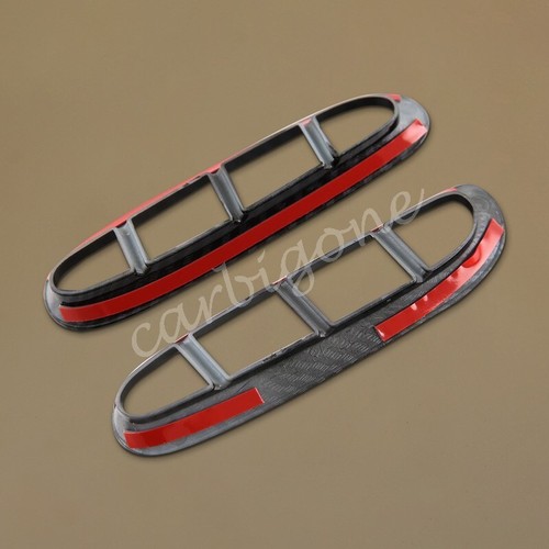 Carbon Fiber Front Bumper Fog Light Cover Trims For Honda HRV 2023