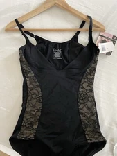 Fit Women’s Body wear Shapewear Black Lace 