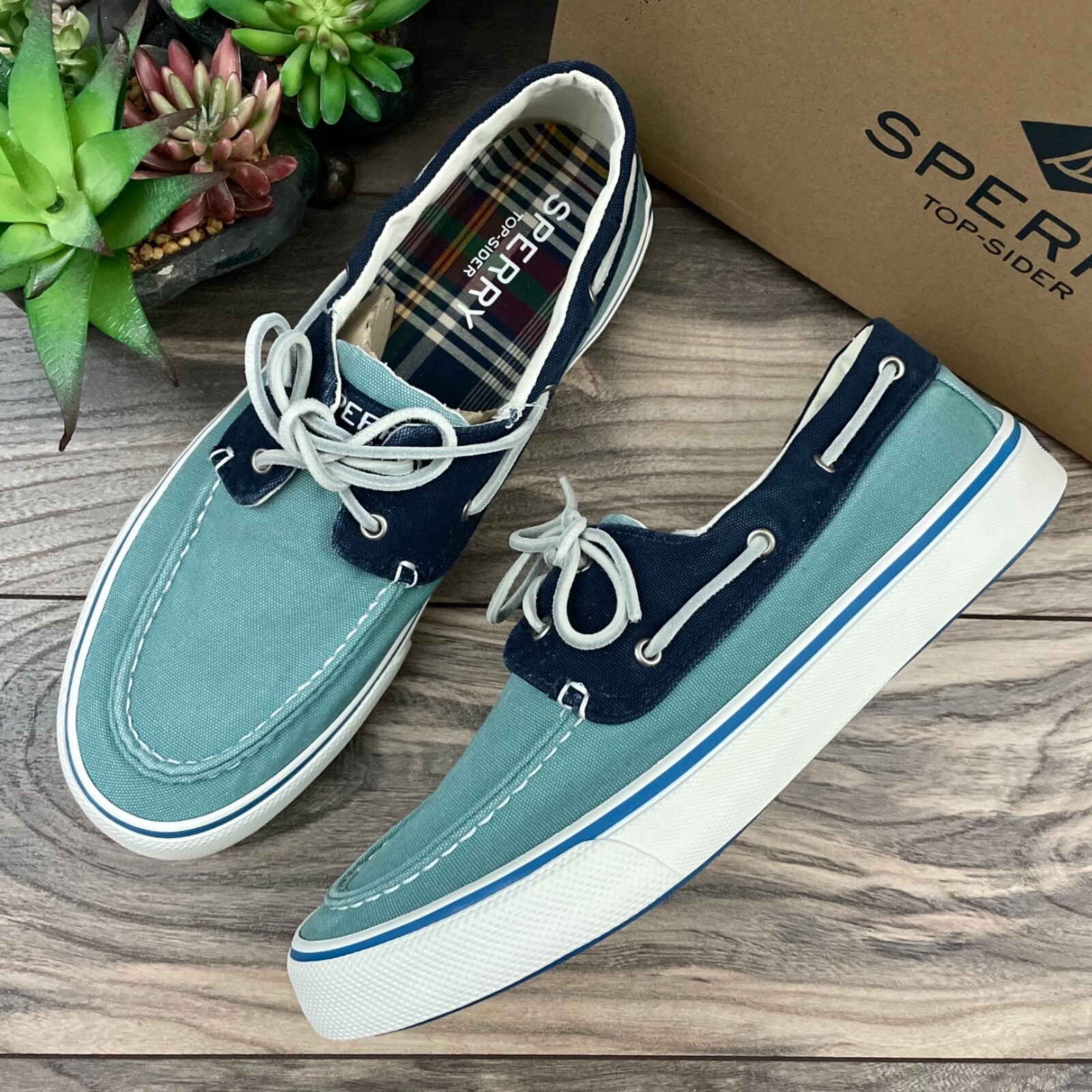 NIB Sperry Top Sider Bahama II SB Boat 