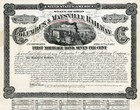 1879 Columbus & Maysville Rr Bond Certificate, Southern Div.