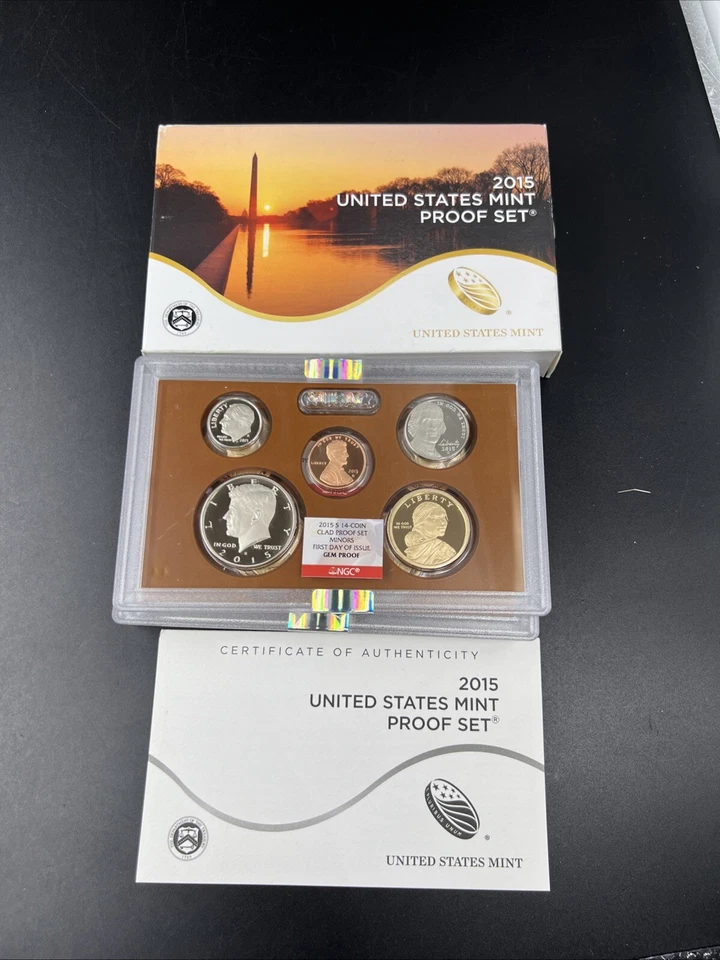 2015 US Mint OGP Proof Set NGC Certified First Day of Issue United States Mint - Image 3 of 4
