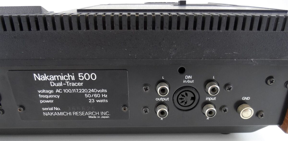Nakamichi 500 Dual-Tracer Cassette Recorder for Parts or Nakamichi 500 Dual-Tracer Cassette Recorder for Parts or