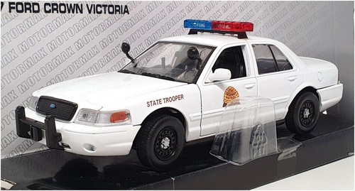Motormax 1/24 Scale 76400 - Ford Crown Victoria - State Police N.J