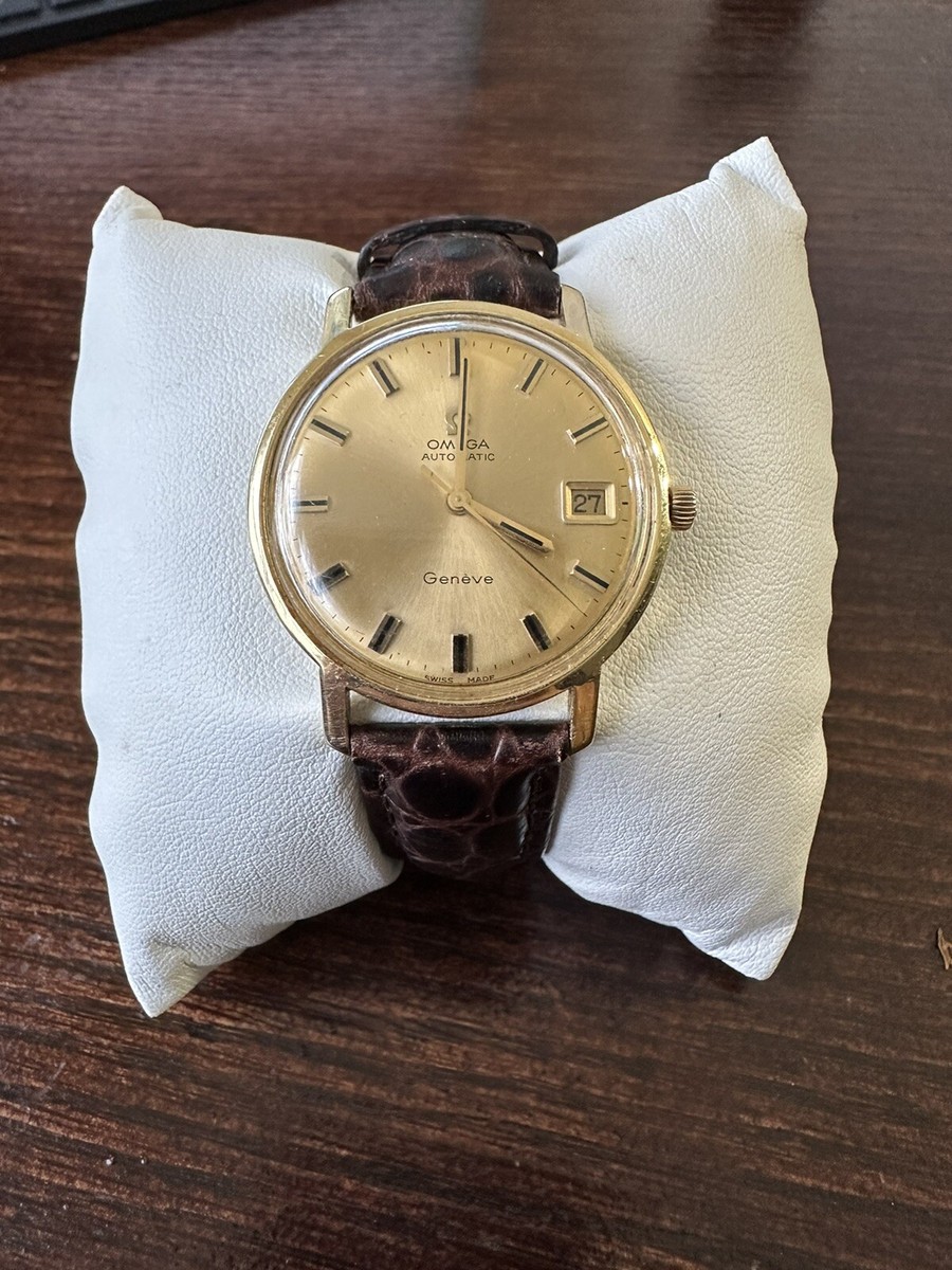 OMEGA Geneve ゴールド腕時計 Vintage 18K Solid Gold 11.5 Gm Omega Geneve 17 Jewel Watch