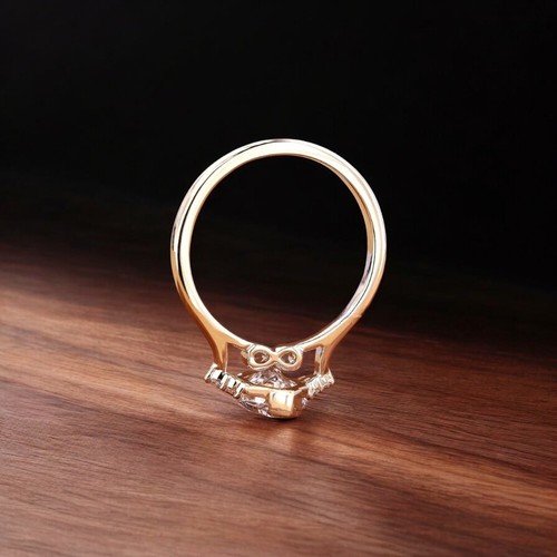 1.80 Ct IGI Lab Grown Marquise Cut Diamond Wedding Ring 950 Platinum  5 6 - Bild 5 von 15