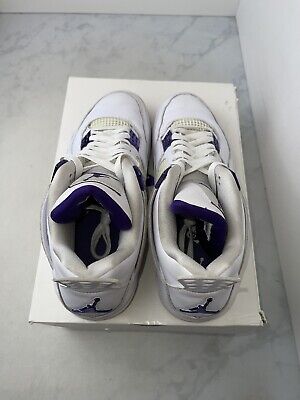 Nike Air Jordan 4 Retro Metallic Purple Size 12 CT8527-115 Nike Air Jordan 4 Retro Metallic Purple Size 12 CT8527-115