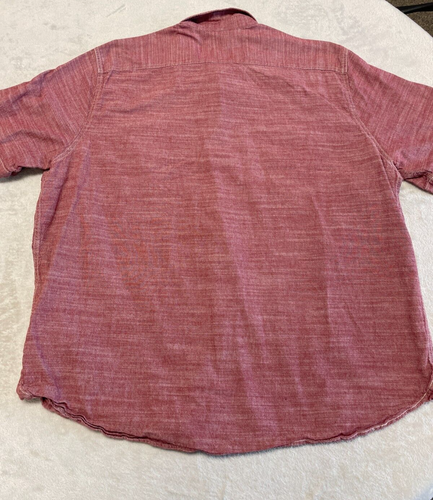 Woolrich Men’s Size XXL Red Button Up Short Sleeve Shirt - Picture 4 of 12