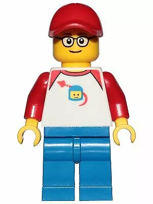 CITY LEGO Minifigure Man Boy w Classic Space Shirt Rare + Collectable  Minifig