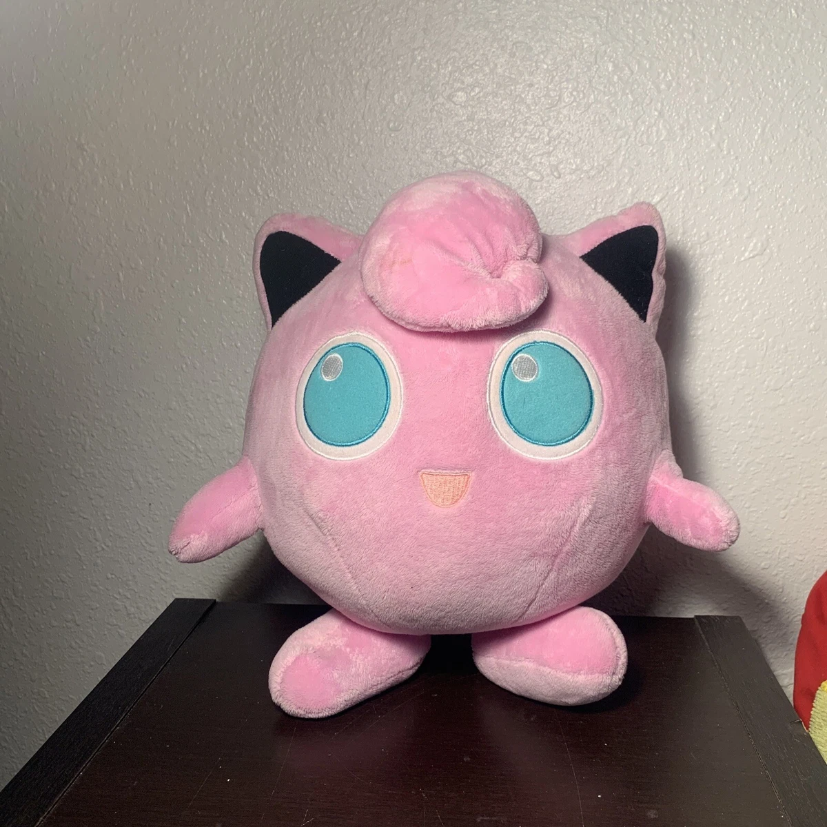 BAB Pokemon Jigglypuff Build A Bear Jiggly Puff Pink Plush RETIRED No Sound