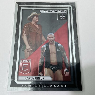 2023 Donruss Elite WWE - Family Lineage 4 ''Cowboy'' Bob Orton / Randy Orton