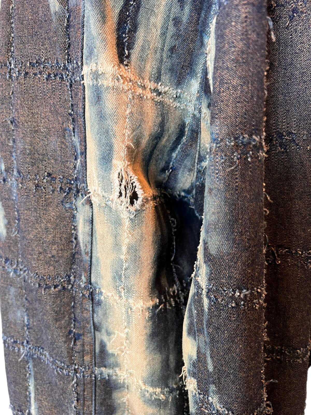 Vintage Patchwork jean jacket - image 5