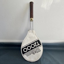 Wilson T2000 Chrome Tubular Steel Tennis Racket Sport Tool USA Vintage 70s Cover