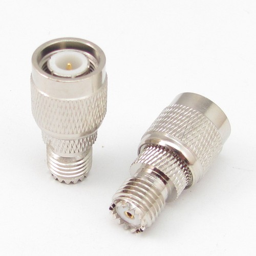 mini UHF female to TNC male M F Adapter RF connector and plug & jack bydpete New - Picture 3 of 3