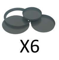 Fox Run Nonstick 10 Loose Bottom Tart Quiche Baking Pan Bakeware (6-pack) on sale Fox Run Nonstick 10 Loose Bottom Tart Quiche Baking Pan Bakeware (6-pack) on sale