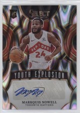 2023-24 Panini Select Tectonic Prizm 6/15 Markquis Nowell #YE-NWL Auto 1ax4