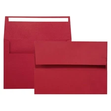 A7 Red Invitation 5x7 Envelopes 100 Pack- Self Seal, Square Flap,Perfect for ...