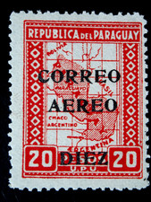 PARAGUAY 1 TIMBRE ARTICULÉ COMME NEUF SC # C-34