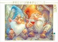 Calvendo Puzzle Enchanting Dwarves | 1000 Pieces, Finished Size 25.2 × 18.9 In (