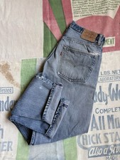 Vintage 70 s Levi s 501 Single Stitch Redline Jeans 32x33 Actual Small E 6 Stamp