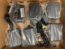 Lotto di 6 alimentatori Netgear AC/DC 12V 1A spina UK - modello DV-1280-3UK