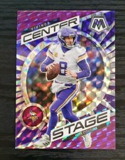 2023 Mosaic Center Stage Purple Kirk Cousins /49
