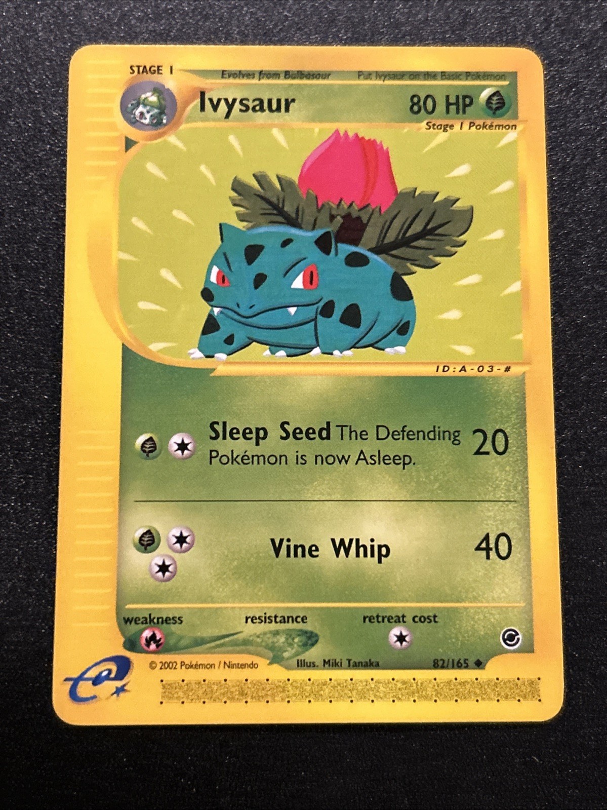 Ivysaur 082/165 Expedition Base Set Pokemon Card Near Mint ! WOTC Era Rare !
