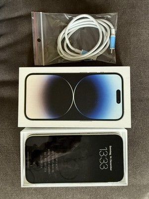 Apple iPhone 14 Pro 128GB Silber BATTERIE 83% ohne Simlock Ladekabel Originalbox