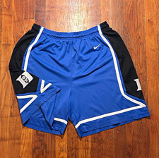 Vintage  90s University Nike Basketball Swoosh Logo Drawstring Mesh Shorts L