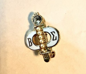 Vintage Beta Sigma Phi Sorority Pin Lot Of 5