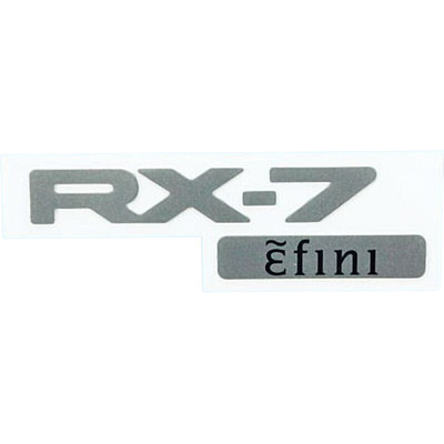 Mazda Original RX-7 FD3S Heck Efini Emblem Silber Dacal F100-51-711C OEM JDM