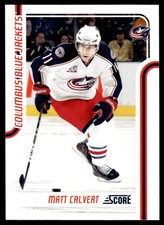 2011 Score Hockey Matt Calvert 144 Columbus Blue Jackets