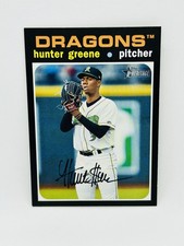 Hunter Greene 2020 Heritage Minor League #34 Dragons - Reds