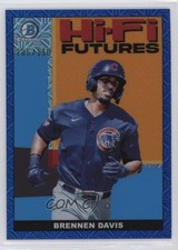 2022 Bowman Hi-Fi Futures Mega Box Blue Mojo Refractor 105/150 Brennen Davis 3ff
