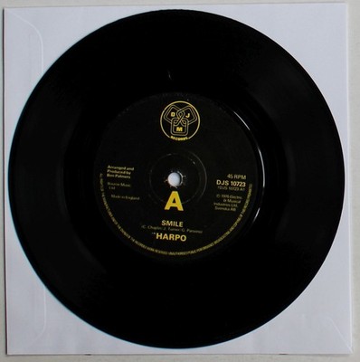 Harpo Smile / Beautiful Christmas UK 7inch Vinyl Single 1976 DJS 10723