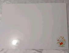 Vintage Corelle Wildflower Counter Saver Glass Cutting Board